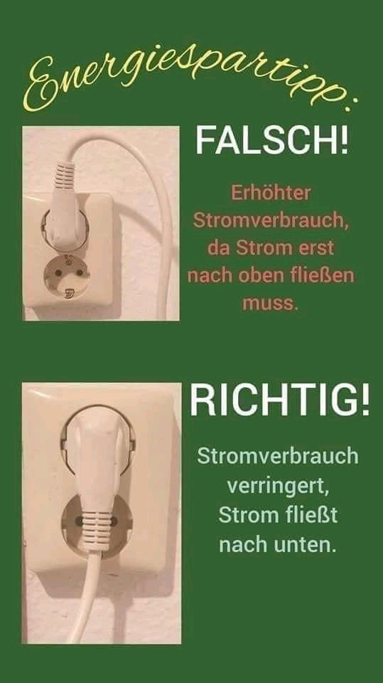 Folgt mir für mehr Stromspartips👍