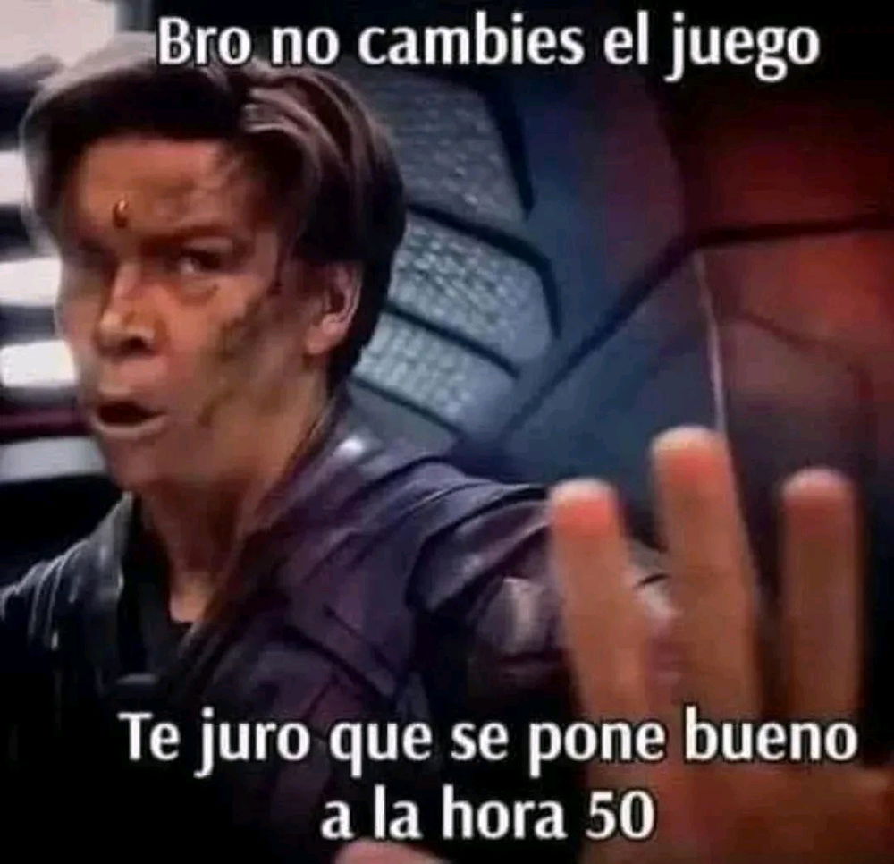 Me pasó con Death Stranding 🫠 no pasé de las 2h