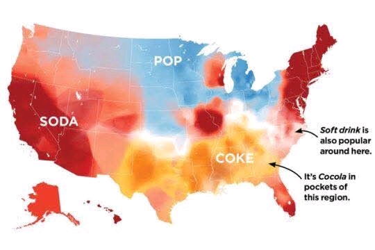 Carbonated sugary beverage...