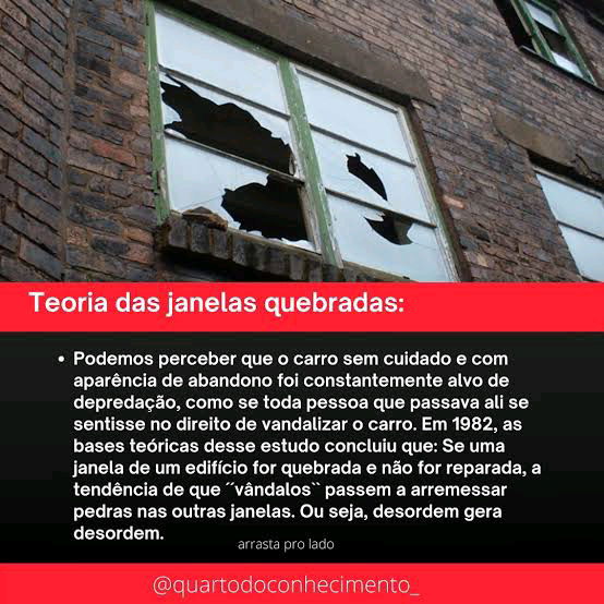 Teoria das janelas quebradas