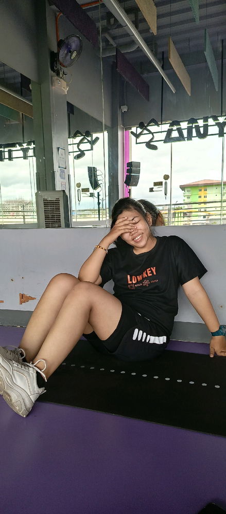Went to the gym🏋️But it's too exhausting😅