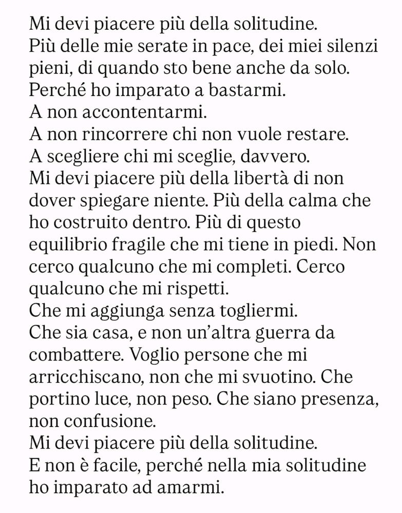 Elogio della Solitudine