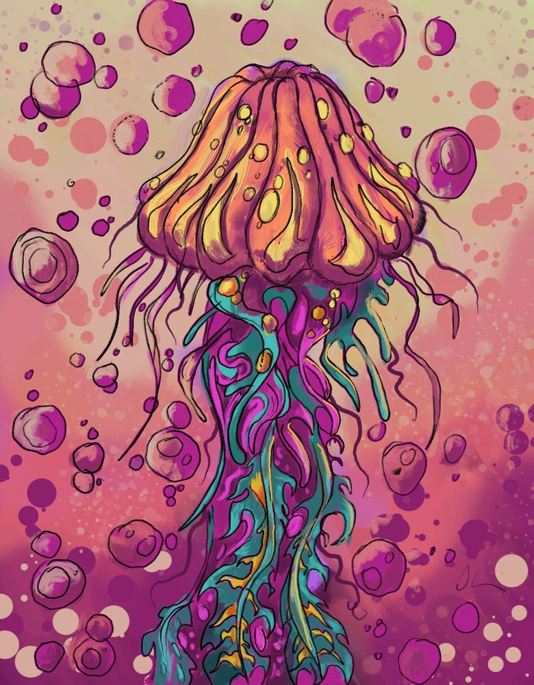 “The jellyfish teaches us to go with the flow — not because it is weak, but because it trusts the ocean to carry it where it needs to be.”