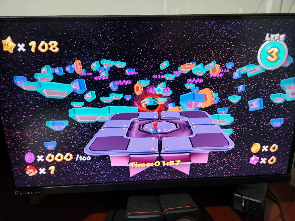 Mario Galaxy já é o melhor jogo da minha vida.