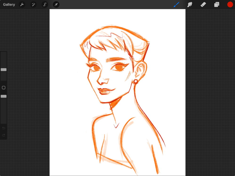 First iPad sketch