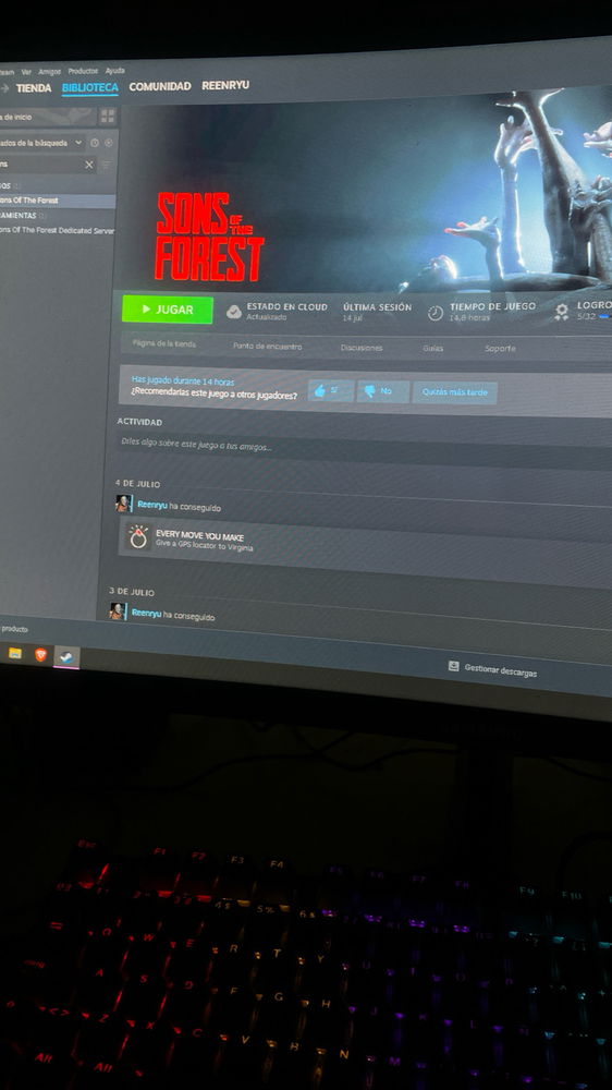 Quien para darle al sons of the forest?