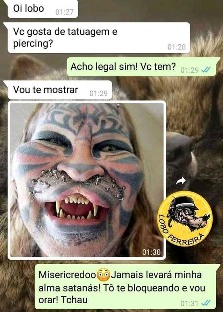 Sou um lobo, mas nao quer dizer que vou tentar parecer com um.