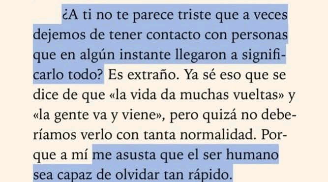Cómo un : No quiero molestar enviando un mensaje a de estar ocupada esa persona, se transforma en esa separación 😶
