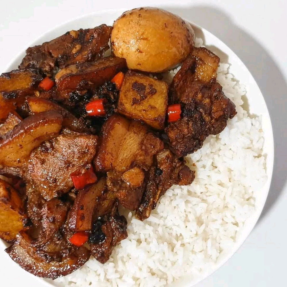 Favorite Pork Adobo for lunch😋🥰