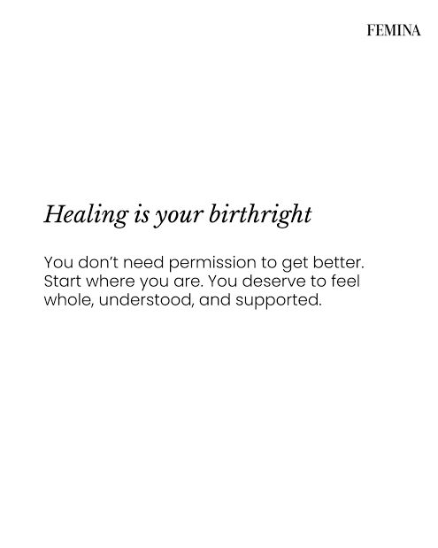 For anyone who needs to hear this 
I hope you get better soon.
