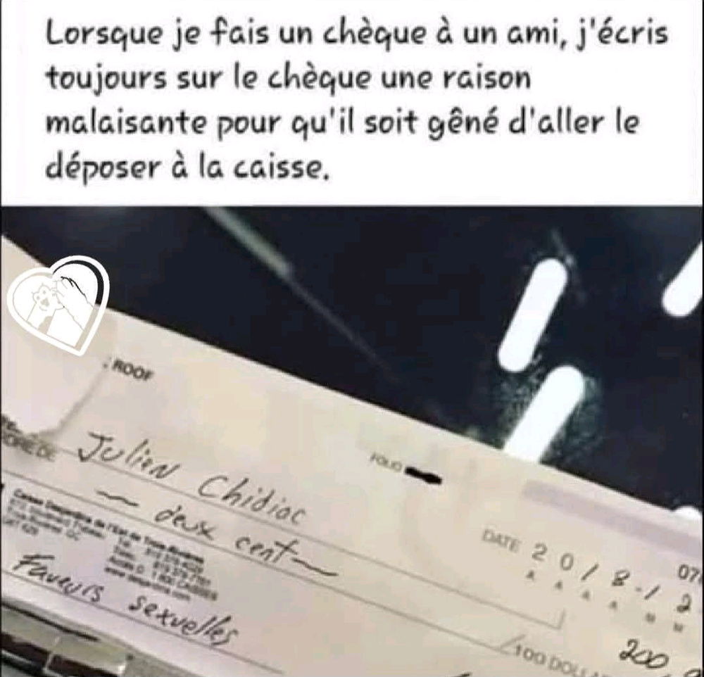 Pourquoi pas 😏