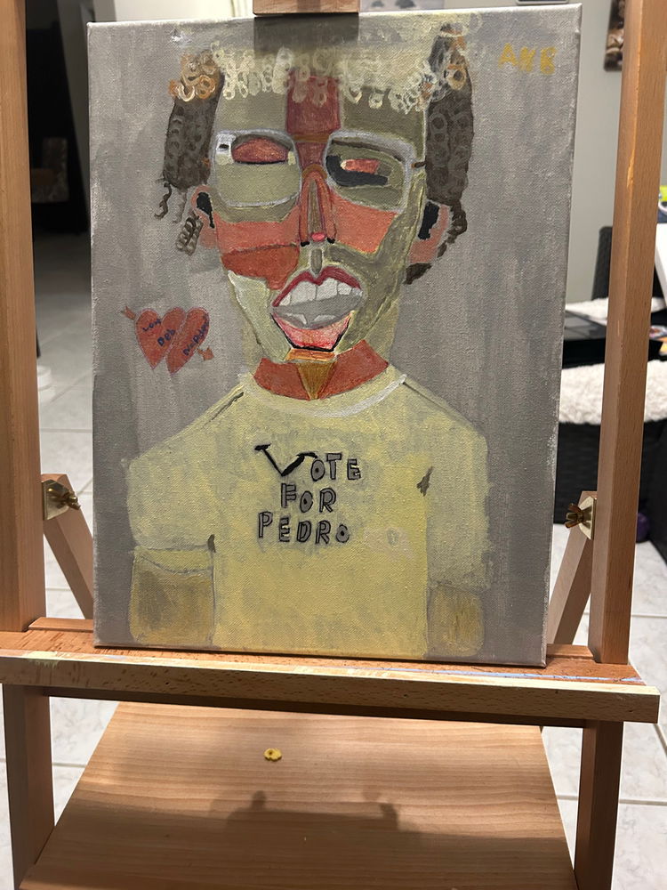 I painted this for my uncle a while back ago