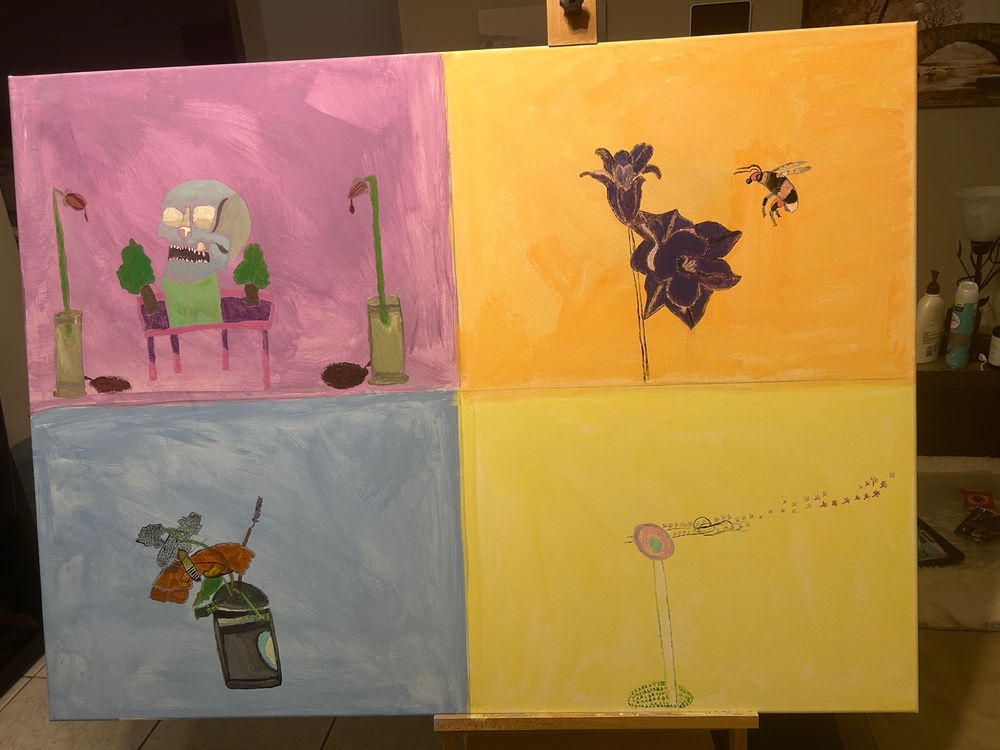 My biggest canvas I’ve done