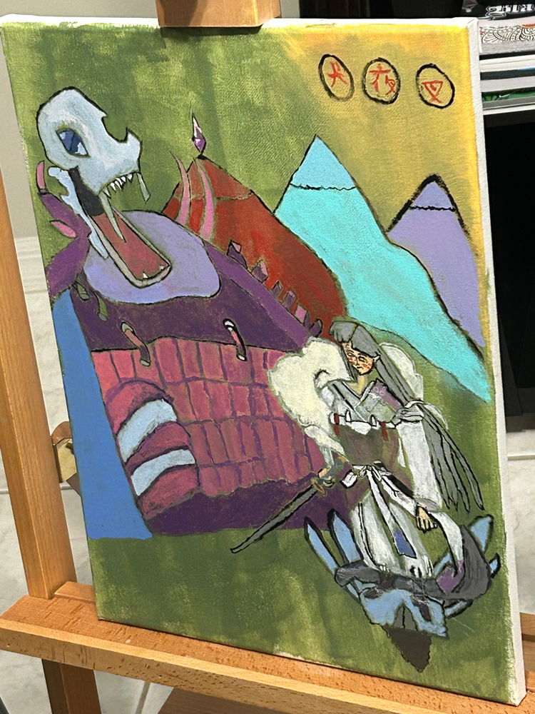 My anime painting lol