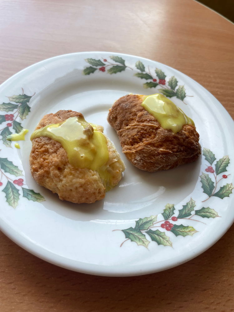 Маленькие творожные булочки с апельсиновой глазурью
