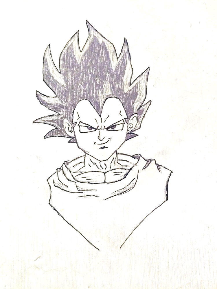 Wall art , vegita , dragonball