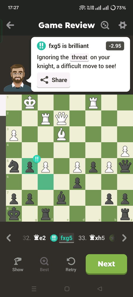 Brilliant move of the day