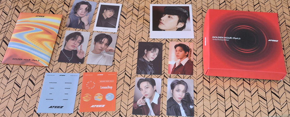 ATEEZ Golden Hour Part 3 Poca version and In Your Fantasy Edition Albums🤍
