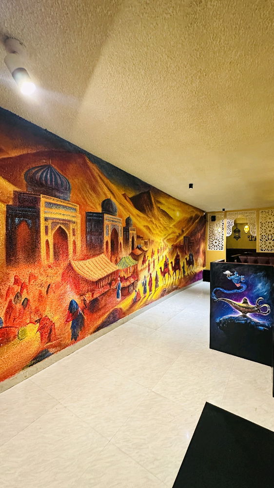 Wall mural completed @taizzMandi