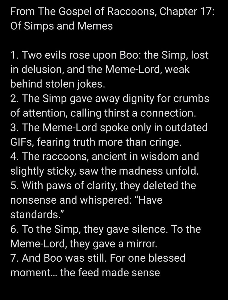 So it was foretold.
