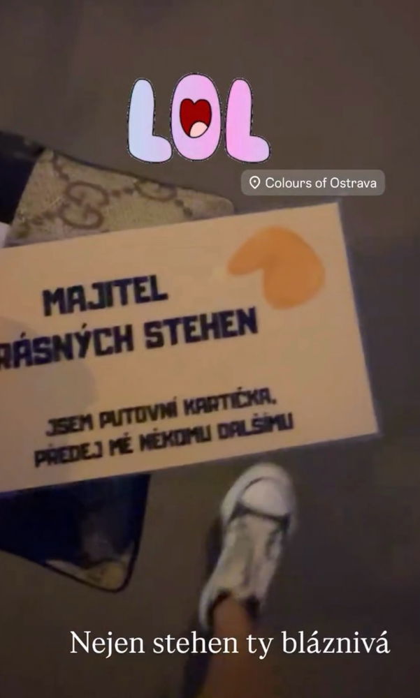 kartička kterou bylo nejtěžší udat konečně putuje..