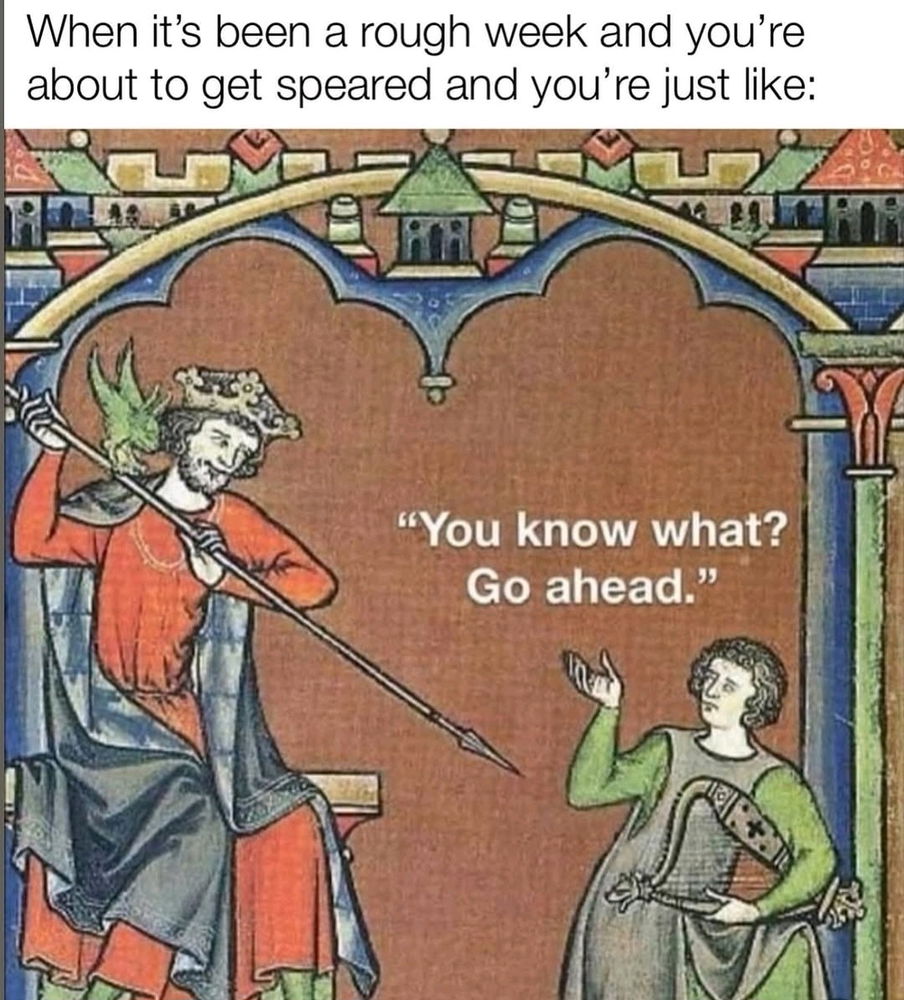 It's like that today.