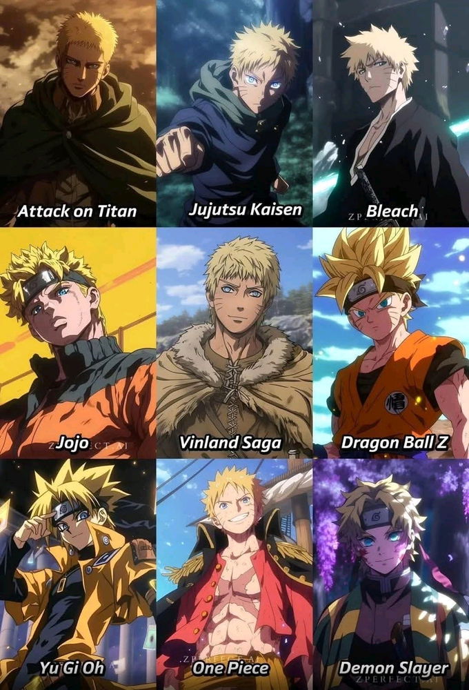 Naruto em diferentes versões