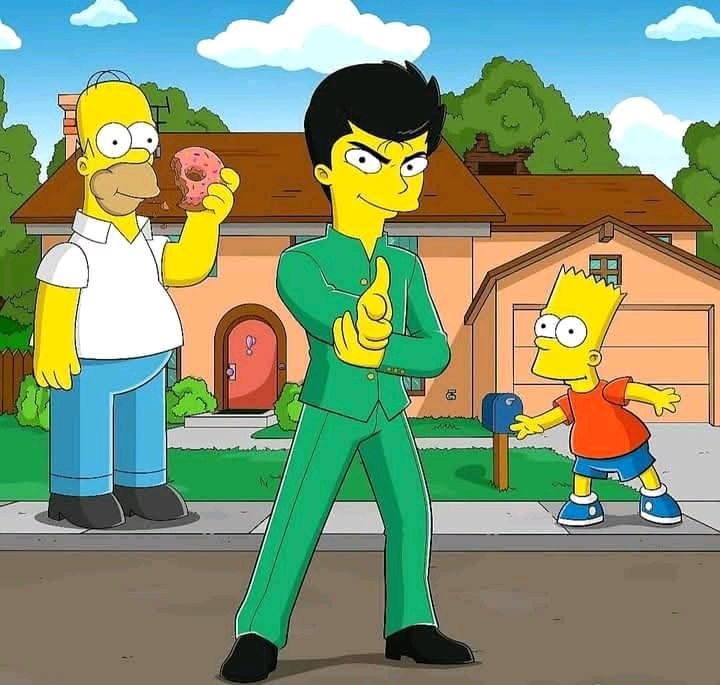 Yuyuhakusho Simpson . Favorite anime theme song has to be yuyuhakusho cause I can't get it out of my head 🫠