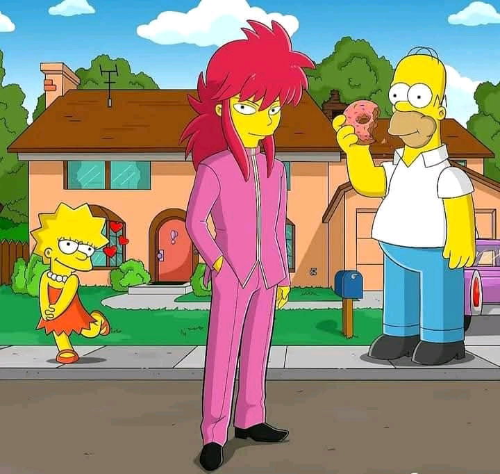 Yuyuhakusho Simpson . Favorite anime theme song has to be yuyuhakusho cause I can't get it out of my head 🫠