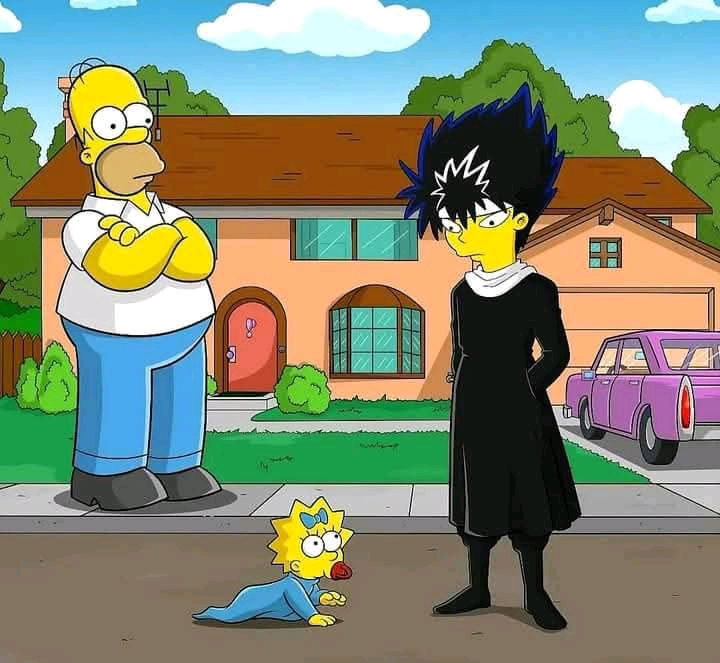 Yuyuhakusho Simpson . Favorite anime theme song has to be yuyuhakusho cause I can't get it out of my head 🫠