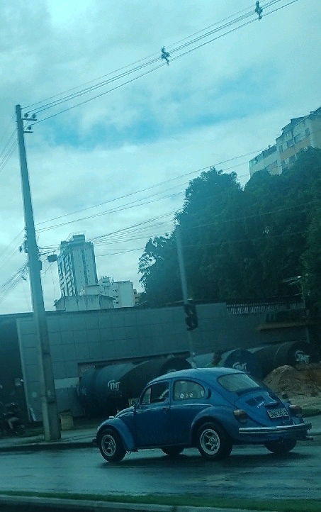 Fusca azul