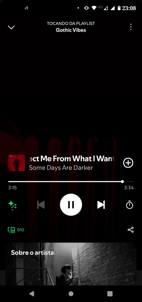 Só uma música para melhor esse dia de m***