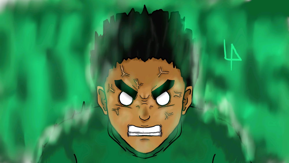 Desenho do Rock Lee