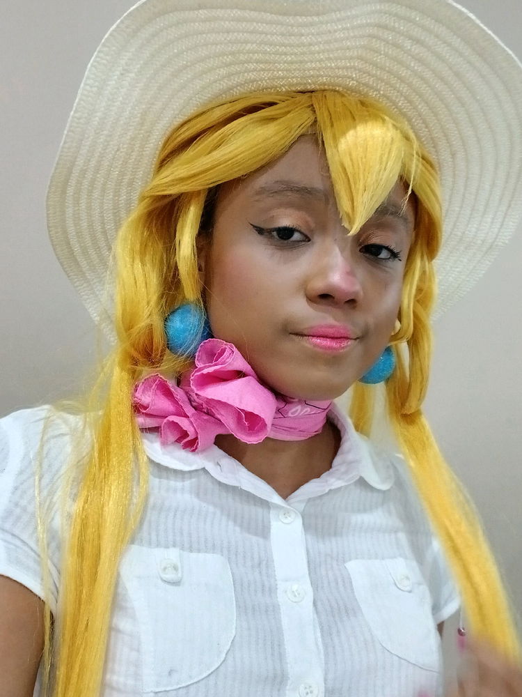 Meu cosplay novo da princesa peach!