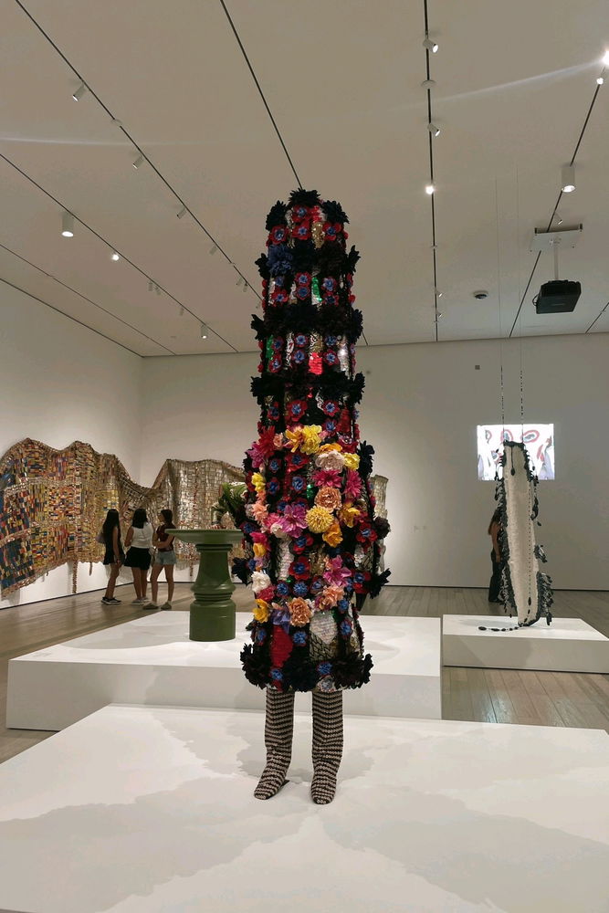 Relaxing at LACMA today
