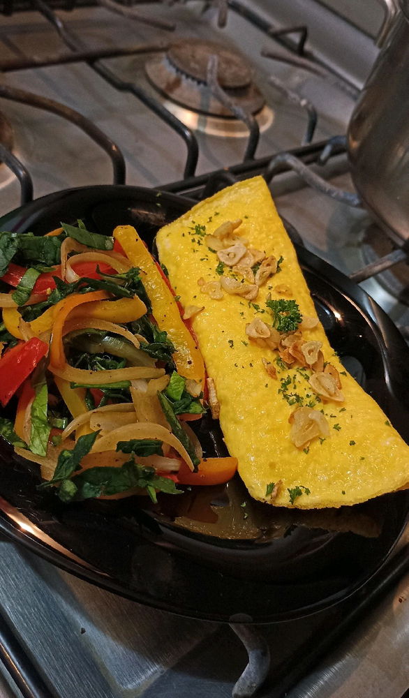Un buen omelette después de entrenar