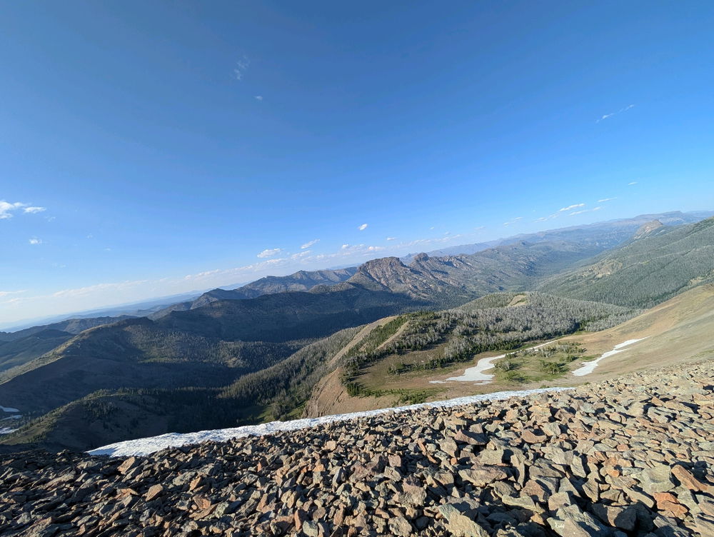 On top a mountain