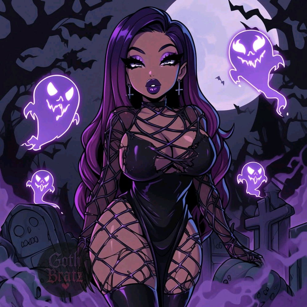 👻💖💜🖤💜💖👻