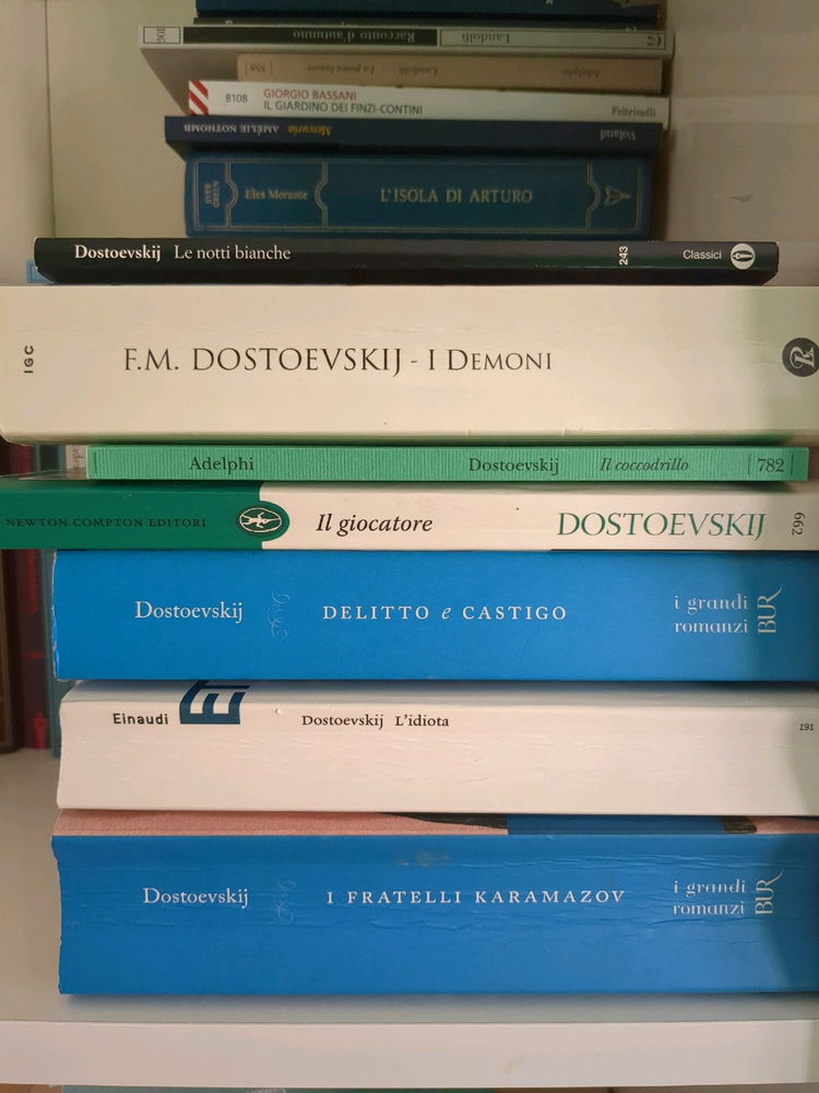 Libri preferiti?
(Dostoevskij mon amour)