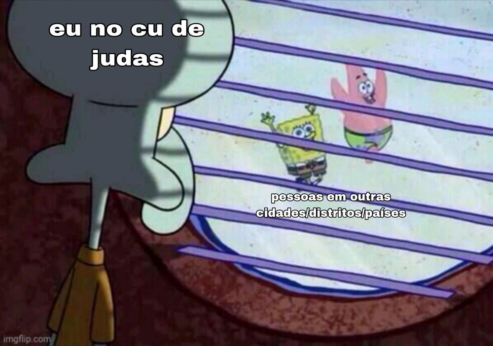 Porque vocês moram longe??