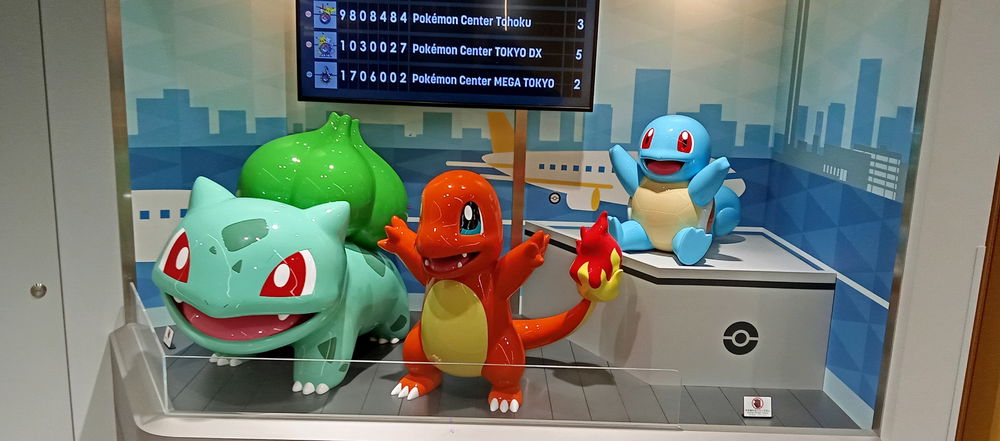 Los pokemones del aeropuerto de narita