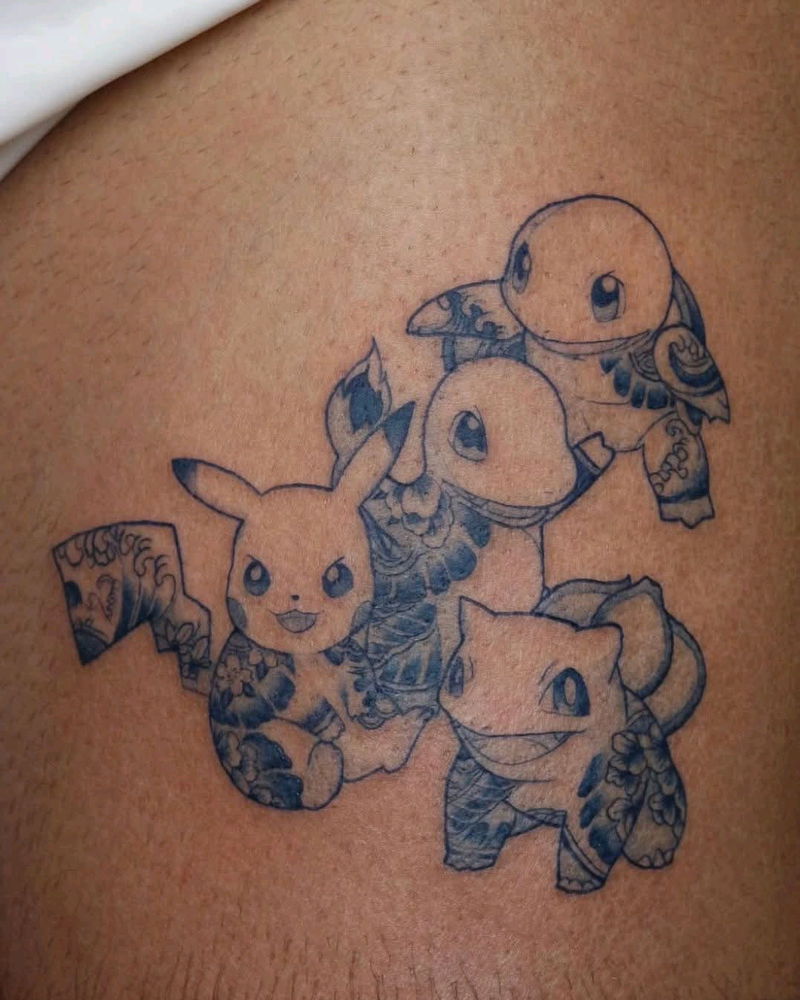 Essas tatoos de Pokémon