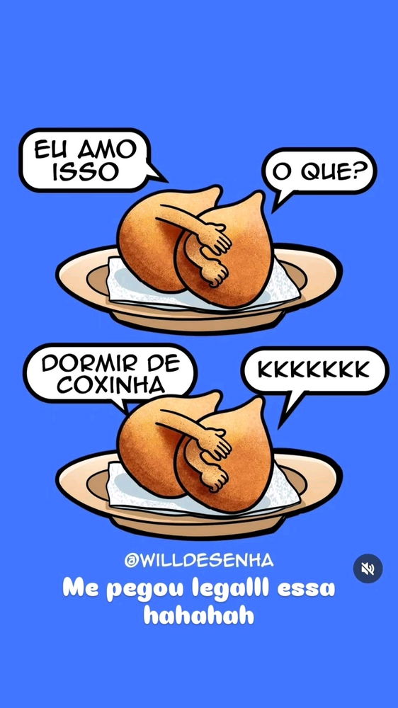 Me pegou legal hahaha