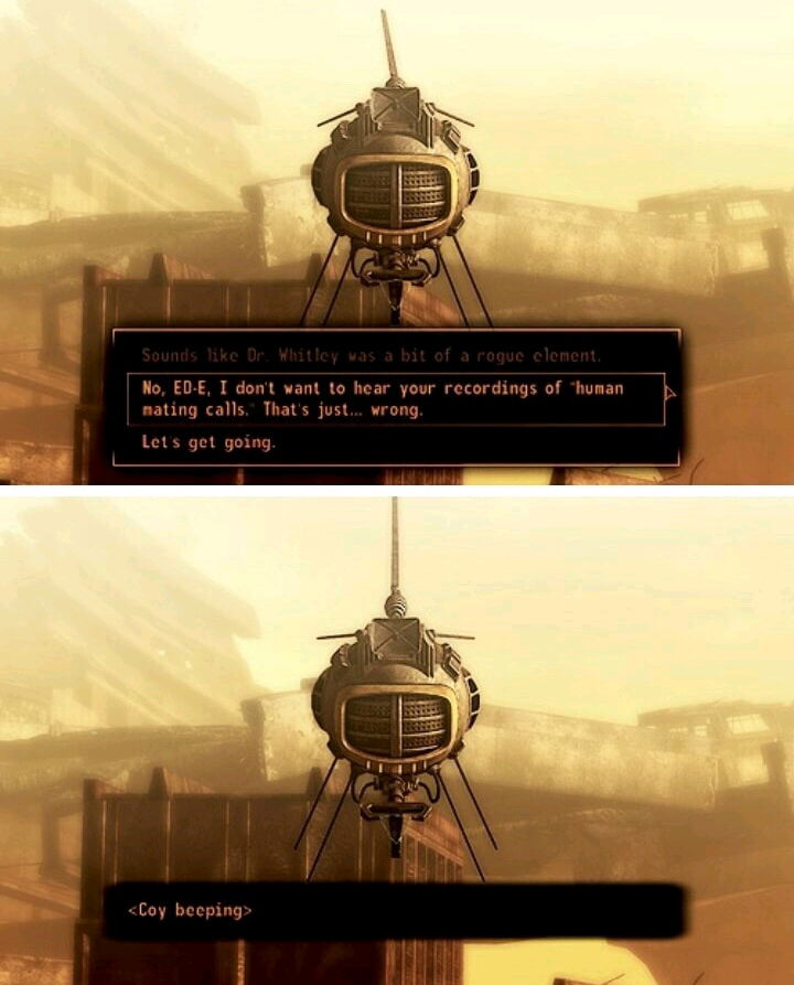 Fallout New Vegas me preparou pro flerte