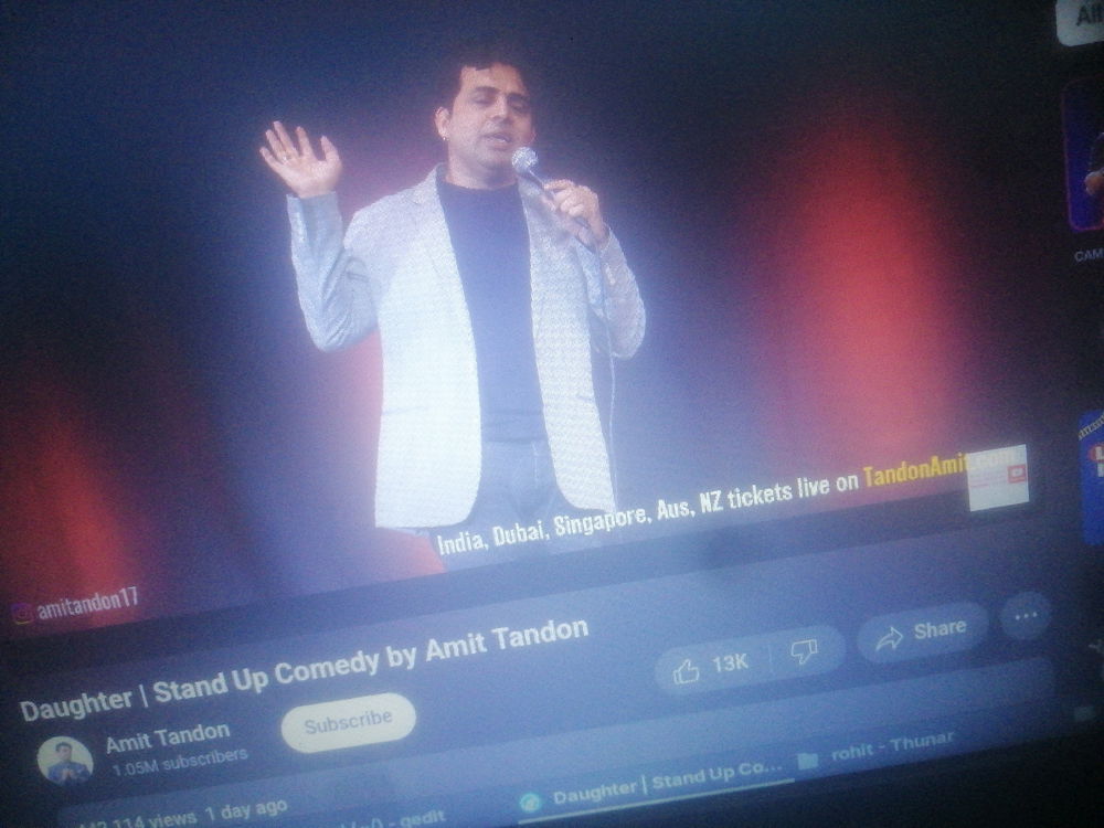 Watching cause got bored