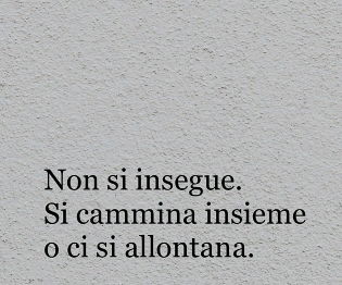 Una relazione d'amore dovrebbe essere così