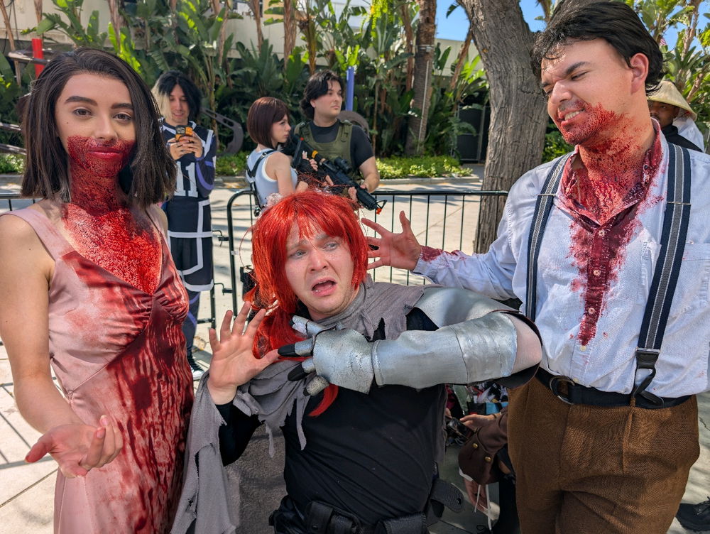 Cosplaying at Anime Expo