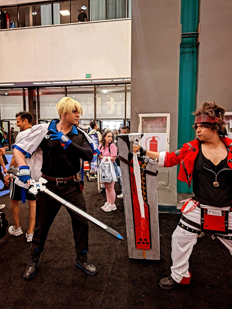 Cosplaying at Anime Expo