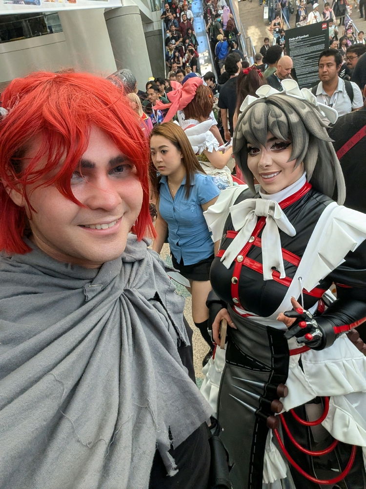 Cosplaying at Anime Expo