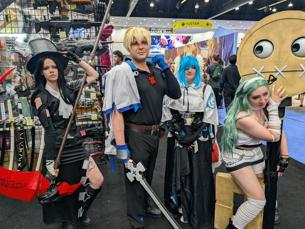 Cosplaying at Anime Expo